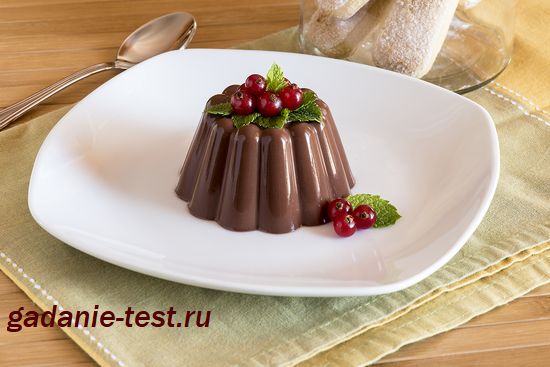 Шоколадный пудинг - простой рецепт https://gadanie-test.ru/